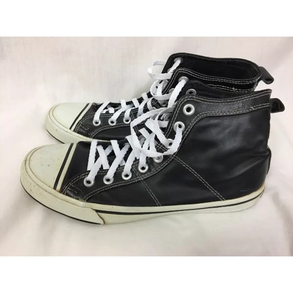SOLD Vtg Leather Starter 'JACK' High Top Sneakers - Picture 3 of 8